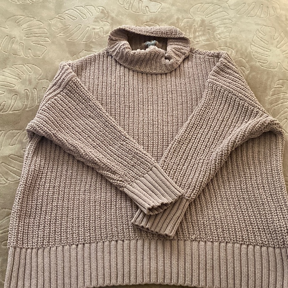 Aerie slouchy turtleneck sweater